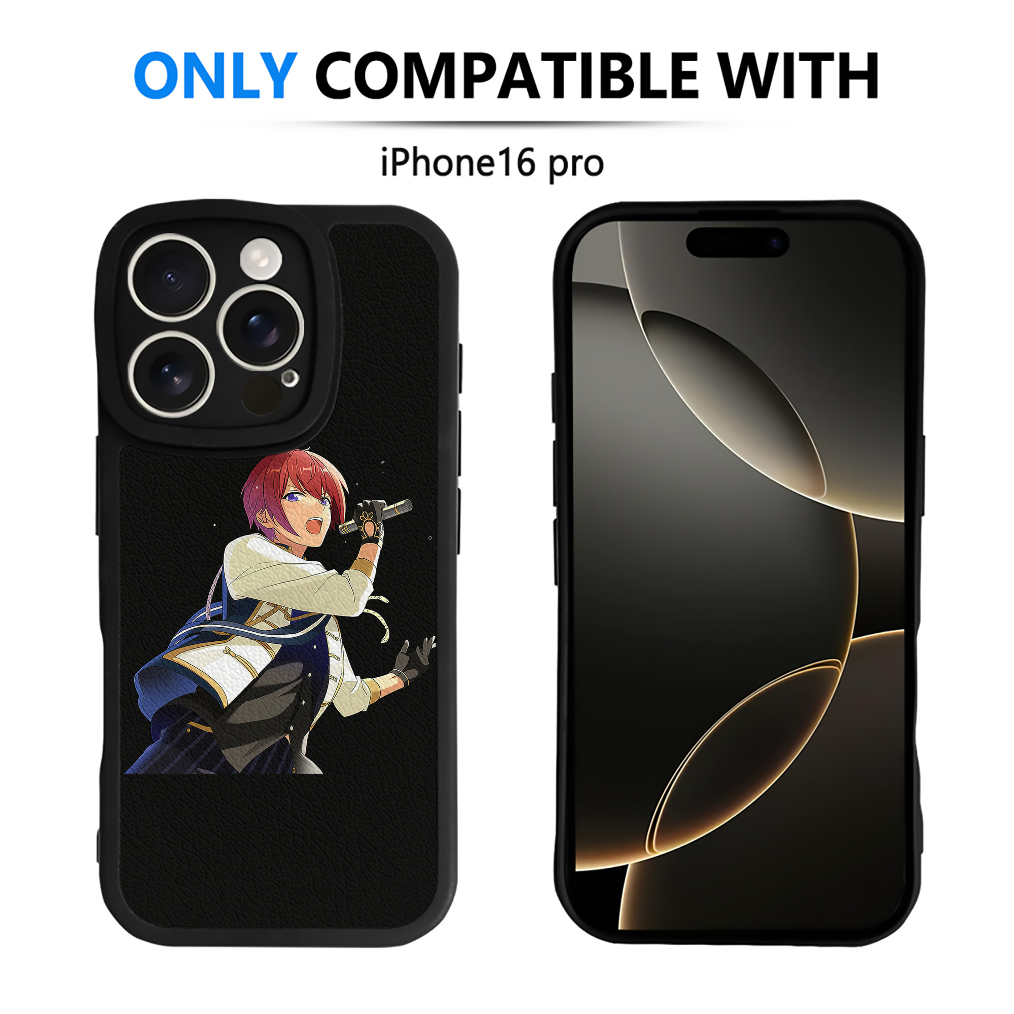 （画像用） あんさんぶるスターズ! Ensemble Stars 【iPhone 16シリーズ対応】シリコンスマホケース（レザー調） 材質：シリコン